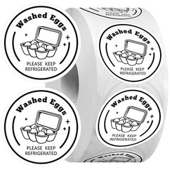 1000 Pcs Farm Fresh Eggs Carton Labels 1.5 Inch Round Self Adhesive Stickers …