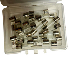 (Pack of 18) Aukenien T0.5AL250V Slow Blow Glass Fuses, 5mm x 20mm, 250V, T0.5A