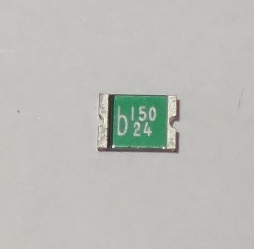 3 pcs PTC Resettable Fuse 1.5A(hold) 2.2A(trip) 24VDC , 0ZCG0150BF2C
