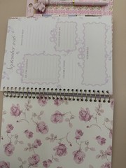 LoveShackFancy × Target – Yoobi Monthly and Weekly Planner 7″x 9″ – Coquette Bow