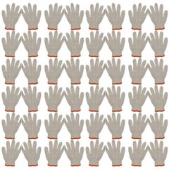 US 24-48 Pairs NATURAL WHITE STRING KNIT POLY COTTON WORK GLOVES Ultralight