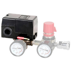 Heavy Duty Pressure Switch for Air Compressor 135-175 Psi Four 4 Port 26 Amp