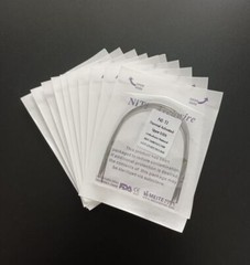 Dental Orthodontic Arcos Thermal Activated Niti Round Arch Wires Natural Form