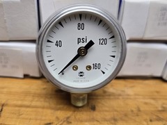 Lot Of 10 US GAUGE 160psi Pressure Gauges 1-1/2″ NEW Made In USA