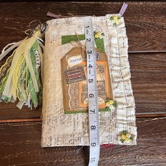Book Lover Junk Journal Bookish Reader Vintage Softcover 3 Signatures Decorated
