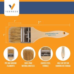 36 Pack – 2″ Chip Brushes for Paints, Stains, Varnishes, Glues & Gesso