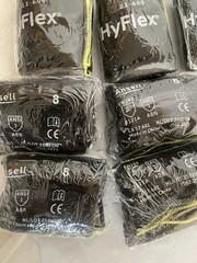12 Pair Ansell HyFlex 11-600 Size 8 (medium) Gloves