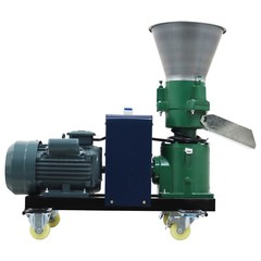 Upgraded Feed Pellet Mill Machine 12mm Plate 3Rollers Output 120-150KG/h 220V