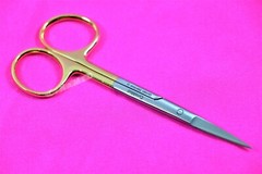 NEW Premium GERMAN TC Iris Scissors 4.5″ Straight Surgical Dental Instruments
