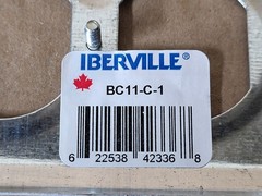 SURPLUS NEW IBERVILLE BC11-C-1 Single Gang Utility Duplex Cover (Box of 50)