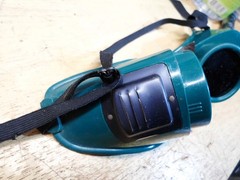 Vintage Morse welding goggles Industrial Steampunk Green Lens ~Great Condition ~
