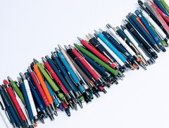 100 Misprint METAL Click Pens Bulk Wholesale MULTICOLOR Premium Pen Lot