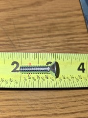36 Phillips Oval Machine Screws ,lock Nuts Countersunk ,Unknown Size, think 1/4