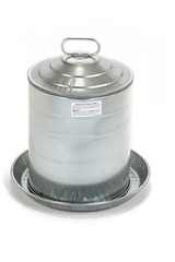 5 Gallon Double Wall Metal Poultry Fount Little Giant Double Wall Metal Poultry