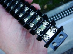LOT FOUR (4) 20-Position Terminal Blocks/Strips — New and Unused