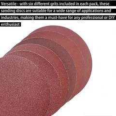 30 Pack 8″ PSA Sanding Discs Set – 5 Each of 80, 100, 120, 180,240, 400 Grit…
