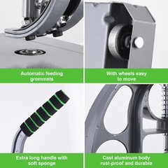 Heavy Duty Semi-automatic Hand Press Grommet Machine Commercial Eyelet 2000
