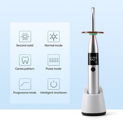 Dental Wireless Cordless Orthodontic LED Cure Curing Light Lamp 1 Sec Resin Cure