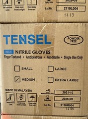 Blue Nitrile Gloves Powder Free Size XL – XL (1 Case = 10 Boxes = 1000 Gloves)