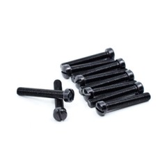 Black Oxide Slotted Fillister & Weaver Oval Head Gun Screws (10 pcs.)