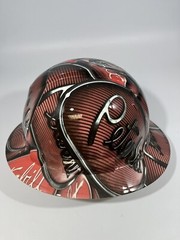 New Full Brim Hard Hat Custom Hydro Dipped PETERBILT