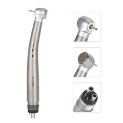 Dental 4 Holes LED High Speed ceramic Handpiece E-generator Shadowless Ring