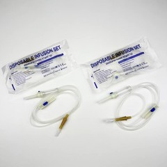 (10PCS) Set, I.V Tubing,Sterile Individual Packaging,for Lab and Pets Veterinary