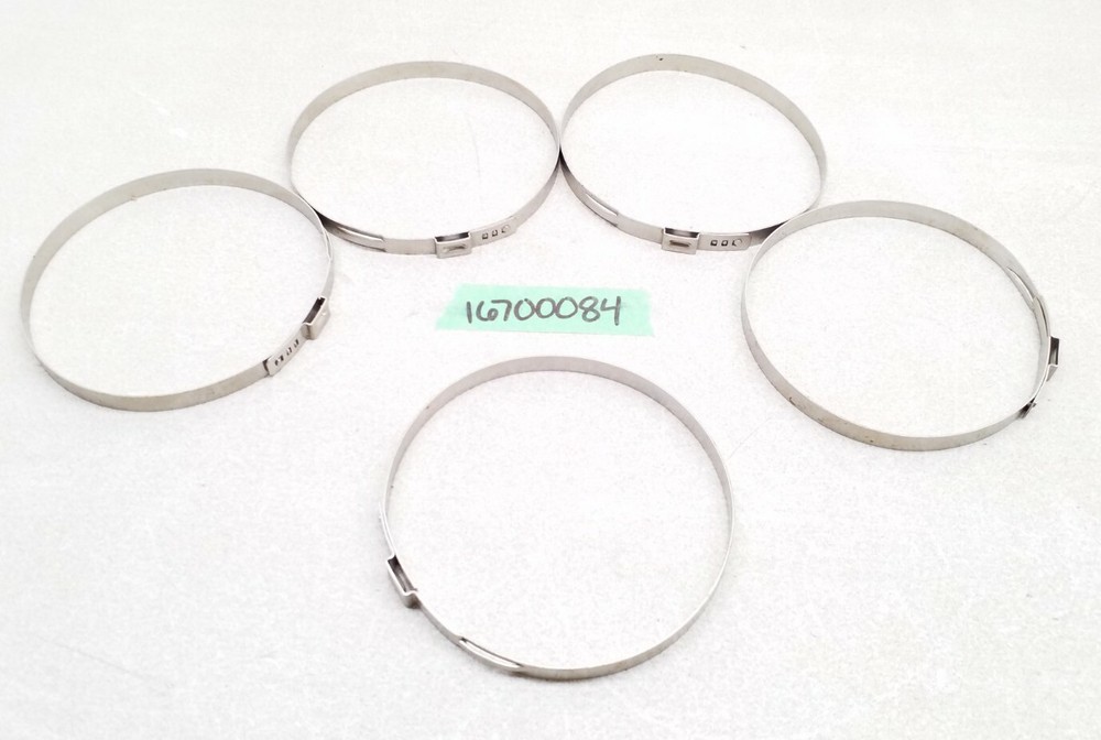 16700084 Oetiker Stainless Steel Stepless Ear Clamps 84.3 to 87.5mm – Qty 5pcs