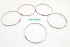 16700084 Oetiker Stainless Steel Stepless Ear Clamps 84.3 to 87.5mm – Qty 5pcs