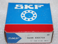 SKF 5205 ENR/C3 Angular Contact Bearing w/ Snap Ring – NEW UNOPENED –