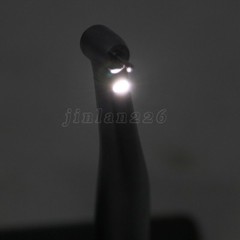 NSK Ti-MAX X95L Style Dental 1:5 LED Fiber Optic Contra Angle Handpiece Red Ring