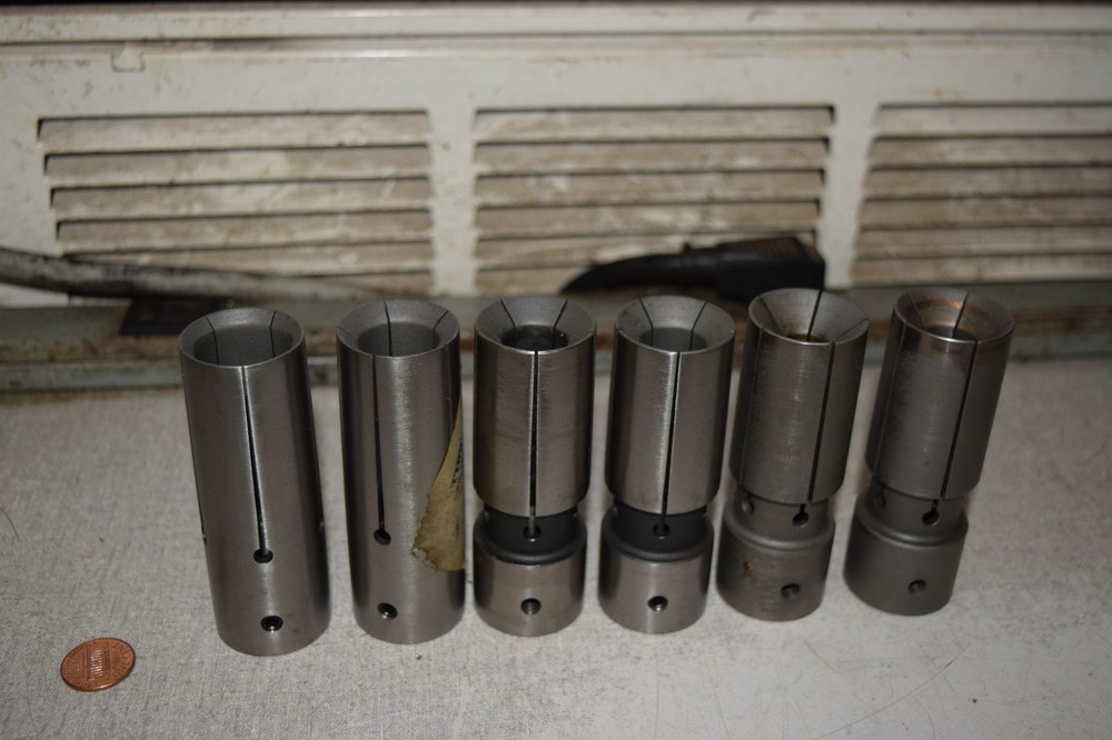 S&M Southwick & Meister 32DL Bar Loader Feeder Collet Collets Lot of 6