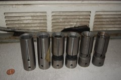 S&M Southwick & Meister 32DL Bar Loader Feeder Collet Collets Lot of 6