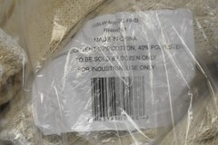 Lot of 35 Pairs Safety Zone GSLW-MN-2C-NRB String Knit Gloves NNB RN66741