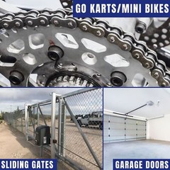 #60 Roller Chain 50 Feet with 5 Connecting Links