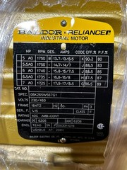Baldor Super-E 5HP 3-Phase Industrial Motor 184TZ TEAO 230/460V 1750RPM New
