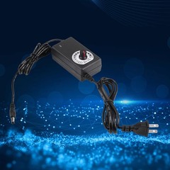 AC To DC Adapter 3‑12V 2A Adjustable Power Supply Motor Speed Controller Wit NEW