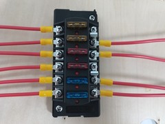 6 Way Fuse Block Automotive Boat Marine Car Camper Trailer RV Motorhome Solar…