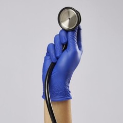 Medline FitGuard Touch Powder-Free Nitrile Exam Gloves Disposable X-Large 250/Bx