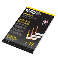 Klein Tools 56252 1 Count (Pack of 1), Brown, Orange, Yellow Print on White