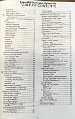 Case 888 Excavator Crawler Parts Operators Manual Owners Set PIN 0015041-After