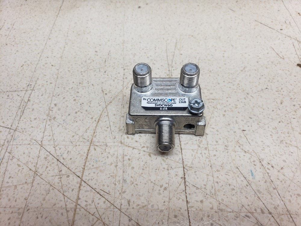 NOS Commscope SVDCW6G 6db Coaxial Digital Tap 5-1002Mhz (Single Pack)