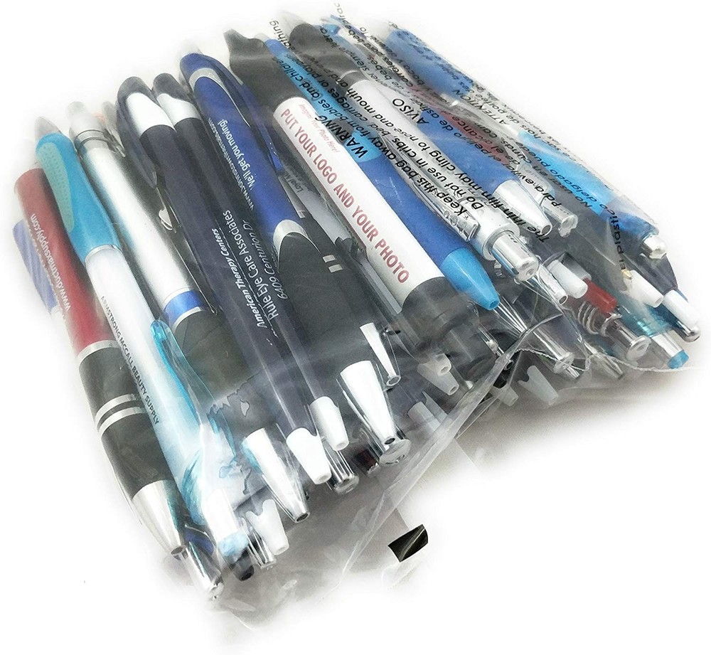 50 Wholesale Lot Ink Pens, Ball Point, 50 Count (Pack of 1), Multicolor