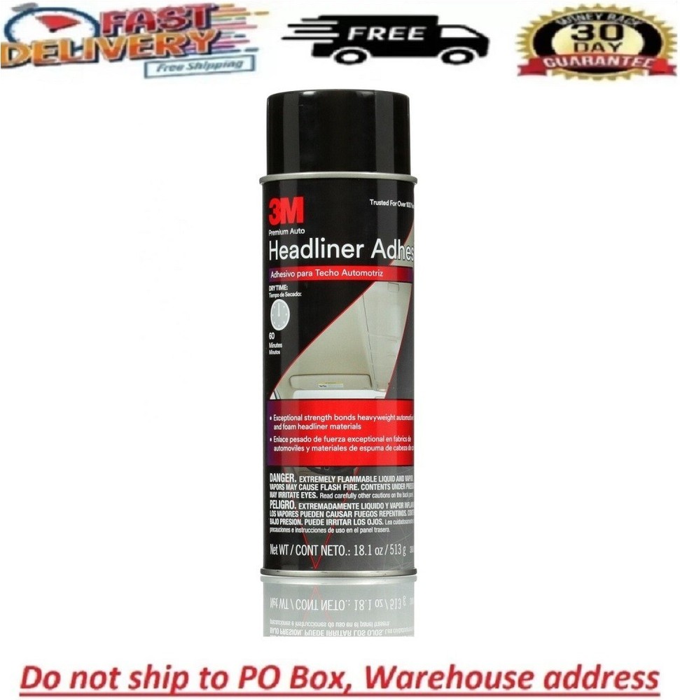 18.1 oz, 3M Headliner & Fabric Adhesive, Aerosol Can…US FREE SHIPPING