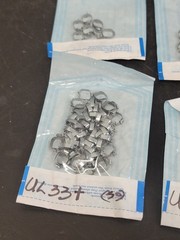 Molar Bands. Dental, Stainless, Various Sizes- 300+ Count (Z12)