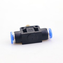 2 Pieces 4mm Pneumatic Air Flow Speed Control Valve Push-In Connector Fitting