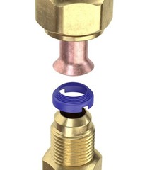 FlareSeal® Model MSP-0406 Leak Free SAE Flare Connections – 0.25 Inch, Brass