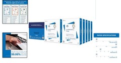 Economical 20 lb Copy Paper – 8.5 x 11, 10 Reams, 5000 Sheets for All Printers