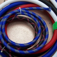 4mm PET Expandable Braided Tube Sleeving Sheath Dense for Cable Wire Dia.3-5mm