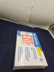 Mircom EL-7007RX-180 Thermo Plastic Exit Sign 180min Backup Red IP Class IP20